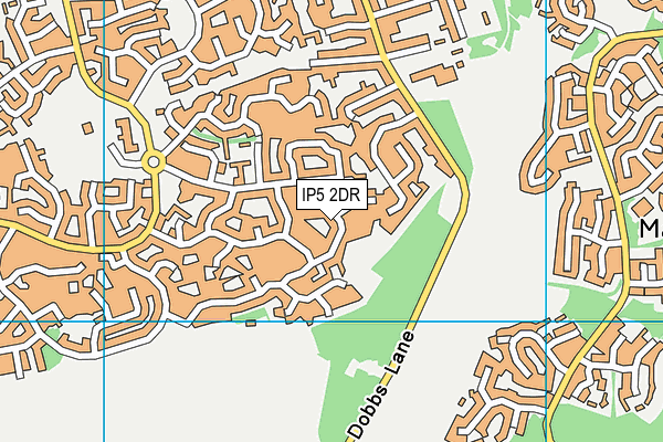 IP5 2DR map - OS VectorMap District (Ordnance Survey)