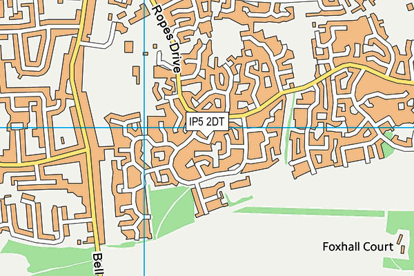 IP5 2DT map - OS VectorMap District (Ordnance Survey)