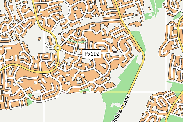 IP5 2DZ map - OS VectorMap District (Ordnance Survey)