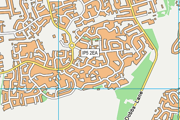 IP5 2EA map - OS VectorMap District (Ordnance Survey)