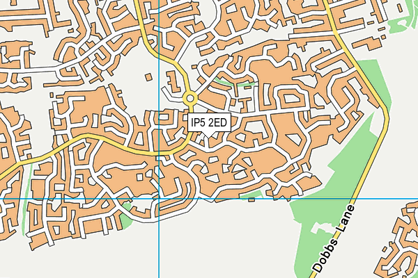 IP5 2ED map - OS VectorMap District (Ordnance Survey)