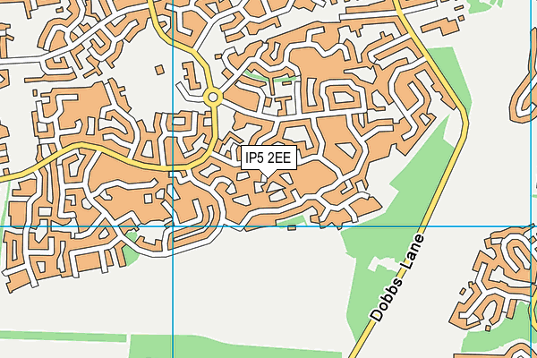 IP5 2EE map - OS VectorMap District (Ordnance Survey)