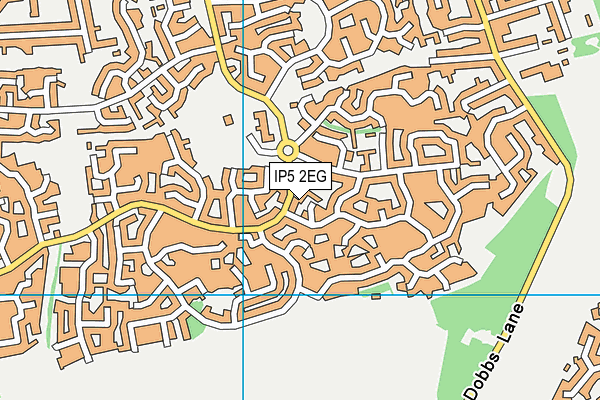 IP5 2EG map - OS VectorMap District (Ordnance Survey)