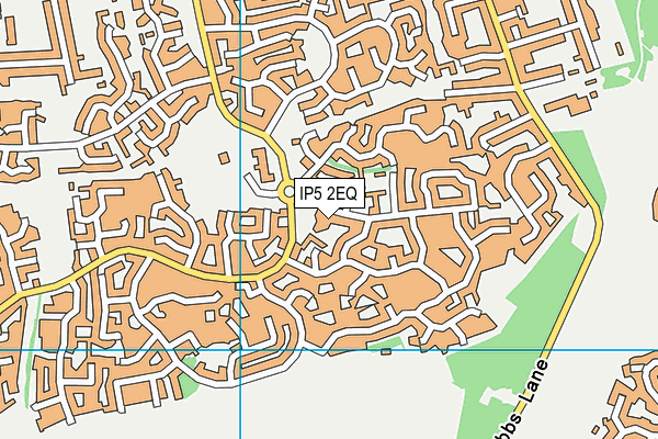 IP5 2EQ map - OS VectorMap District (Ordnance Survey)