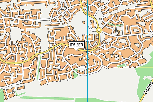 IP5 2ER map - OS VectorMap District (Ordnance Survey)