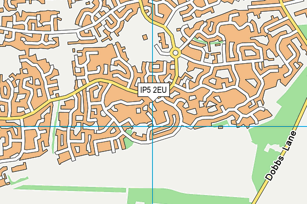 IP5 2EU map - OS VectorMap District (Ordnance Survey)