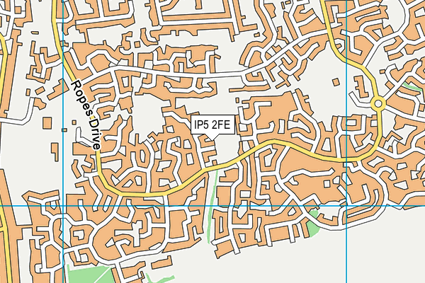 IP5 2FE map - OS VectorMap District (Ordnance Survey)