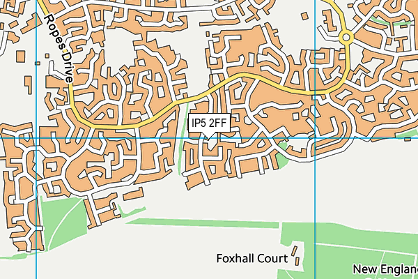 IP5 2FF map - OS VectorMap District (Ordnance Survey)
