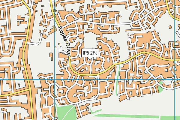 IP5 2FJ map - OS VectorMap District (Ordnance Survey)