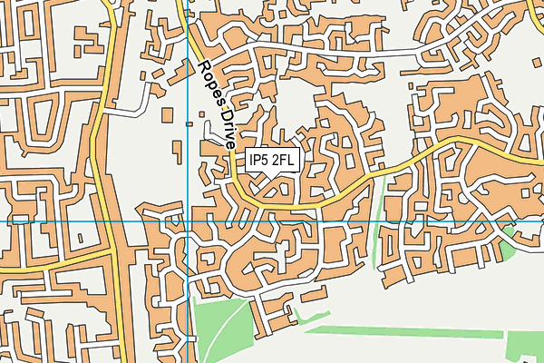 IP5 2FL map - OS VectorMap District (Ordnance Survey)