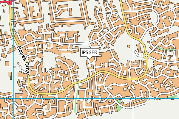 IP5 2FR map - OS VectorMap District (Ordnance Survey)