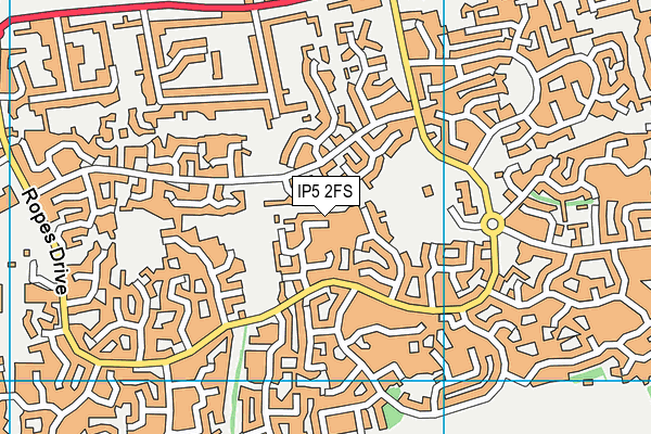 IP5 2FS map - OS VectorMap District (Ordnance Survey)