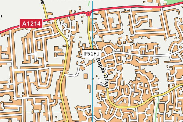 IP5 2FU map - OS VectorMap District (Ordnance Survey)