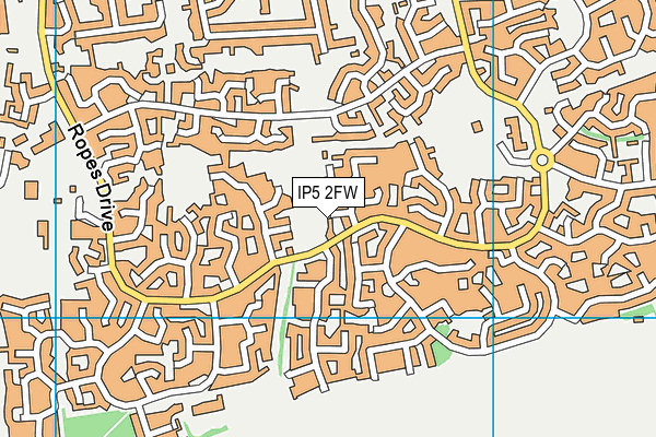 IP5 2FW map - OS VectorMap District (Ordnance Survey)