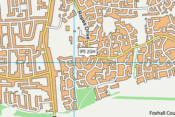 IP5 2GH map - OS VectorMap District (Ordnance Survey)