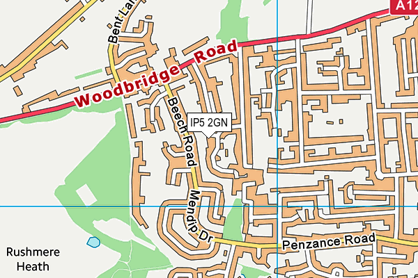 IP5 2GN map - OS VectorMap District (Ordnance Survey)