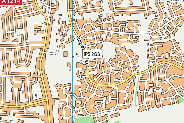 IP5 2GS map - OS VectorMap District (Ordnance Survey)