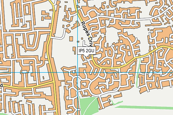 IP5 2GU map - OS VectorMap District (Ordnance Survey)