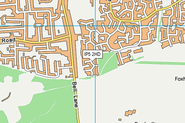 IP5 2HD map - OS VectorMap District (Ordnance Survey)