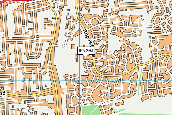 IP5 2HJ map - OS VectorMap District (Ordnance Survey)