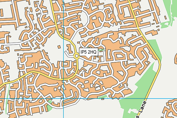 IP5 2HQ map - OS VectorMap District (Ordnance Survey)