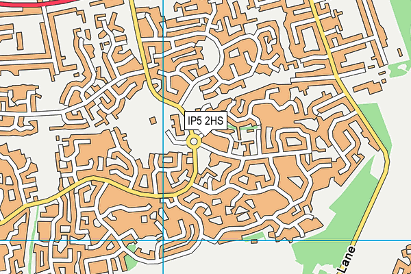 IP5 2HS map - OS VectorMap District (Ordnance Survey)