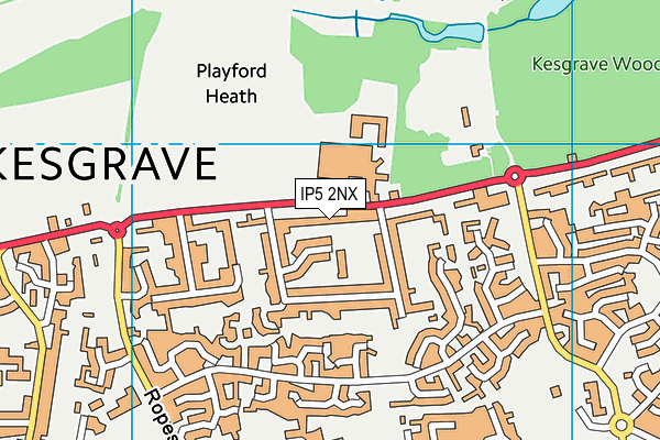 IP5 2NX map - OS VectorMap District (Ordnance Survey)