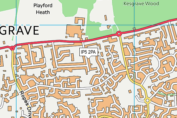 IP5 2PA map - OS VectorMap District (Ordnance Survey)