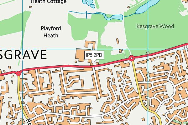 IP5 2PD map - OS VectorMap District (Ordnance Survey)