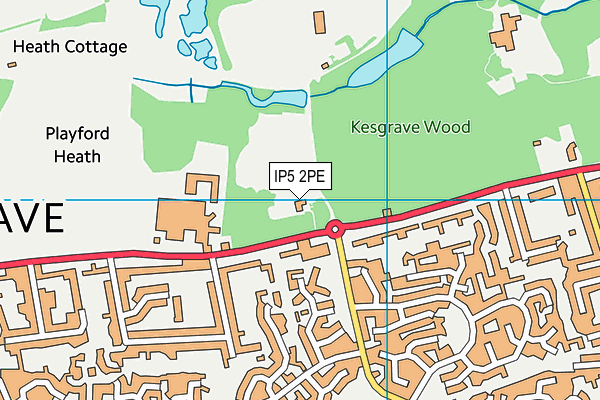 IP5 2PE map - OS VectorMap District (Ordnance Survey)