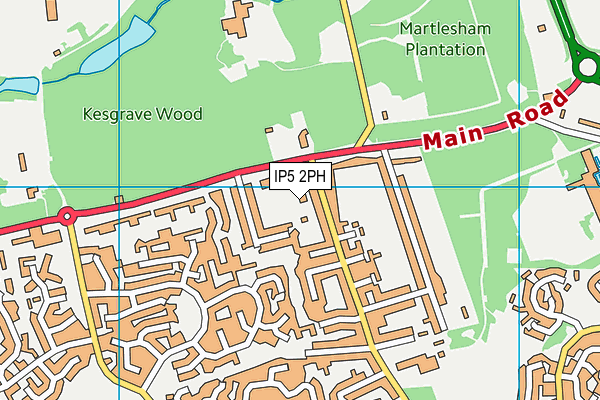 IP5 2PH map - OS VectorMap District (Ordnance Survey)