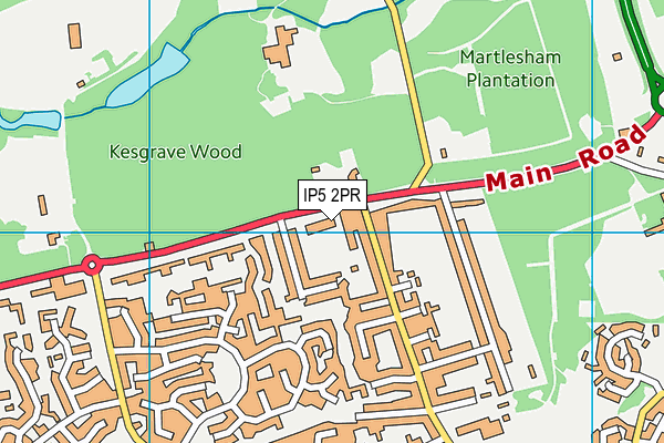 IP5 2PR map - OS VectorMap District (Ordnance Survey)