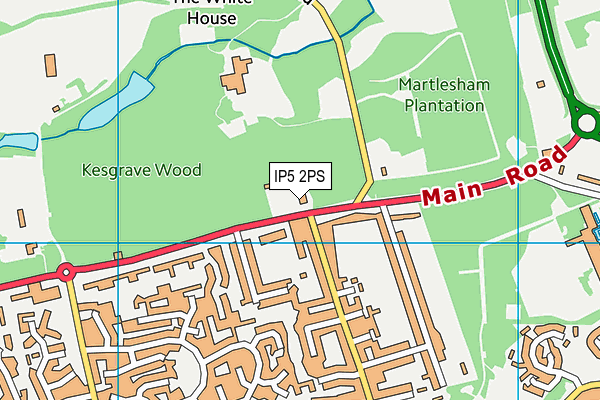 IP5 2PS map - OS VectorMap District (Ordnance Survey)