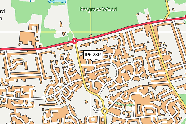 IP5 2XP map - OS VectorMap District (Ordnance Survey)