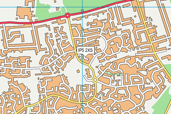 IP5 2XS map - OS VectorMap District (Ordnance Survey)