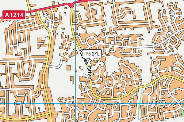 IP5 2YL map - OS VectorMap District (Ordnance Survey)