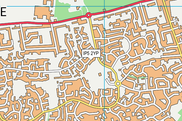 IP5 2YP map - OS VectorMap District (Ordnance Survey)