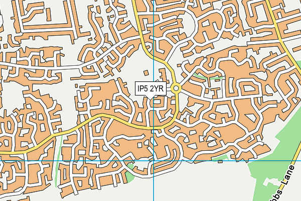 IP5 2YR map - OS VectorMap District (Ordnance Survey)