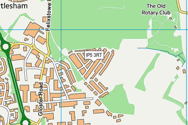 IP5 3RT map - OS VectorMap District (Ordnance Survey)
