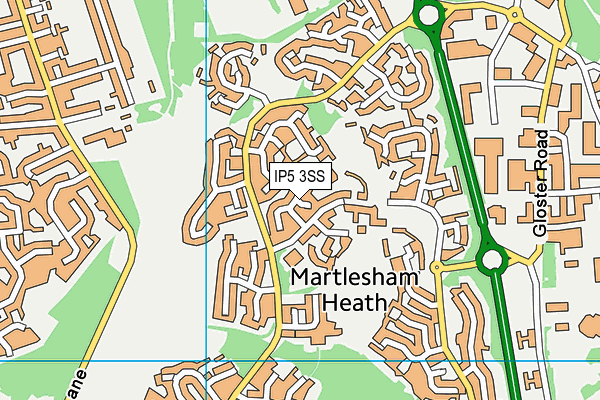 IP5 3SS map - OS VectorMap District (Ordnance Survey)