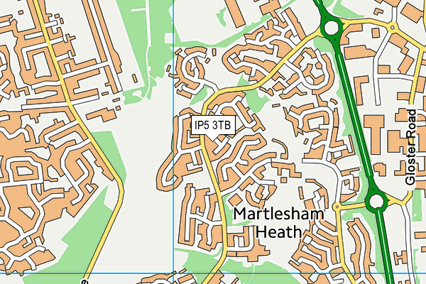 IP5 3TB map - OS VectorMap District (Ordnance Survey)