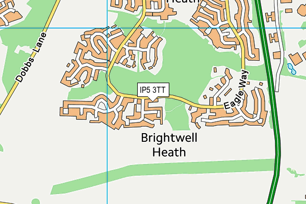 IP5 3TT map - OS VectorMap District (Ordnance Survey)