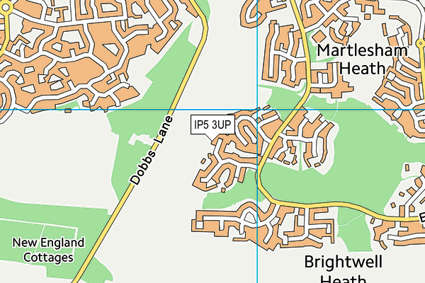 IP5 3UP map - OS VectorMap District (Ordnance Survey)