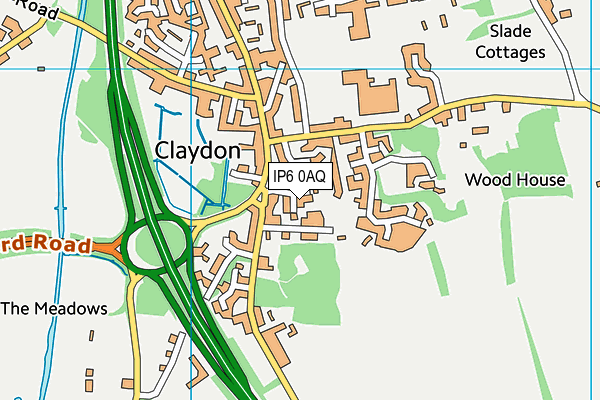 Map of CLAYDON MORTGAGE SERVICES LIMITED at district scale