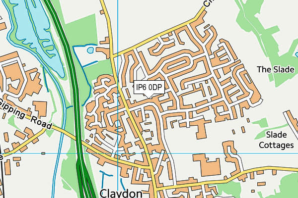 IP6 0DP map - OS VectorMap District (Ordnance Survey)