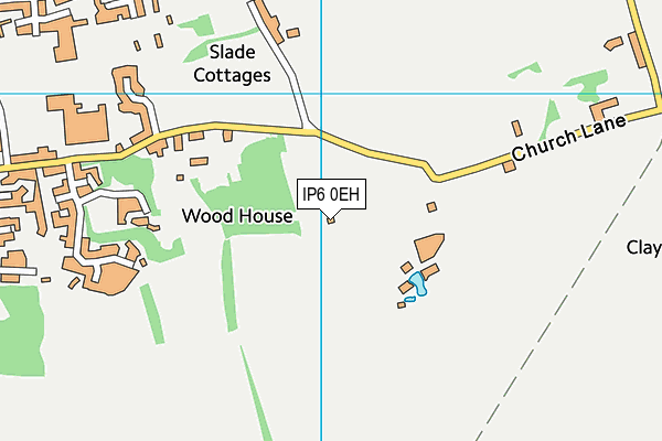 IP6 0EH map - OS VectorMap District (Ordnance Survey)