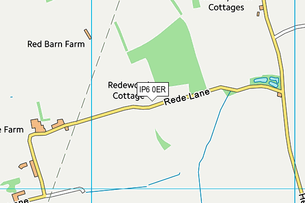 IP6 0ER map - OS VectorMap District (Ordnance Survey)