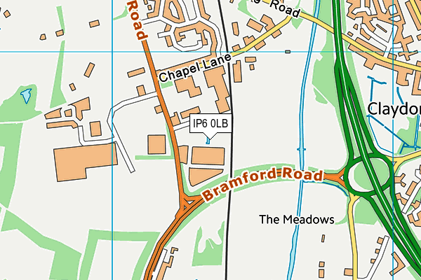 Map of SECKFORD COTTAGES LIMITED at district scale