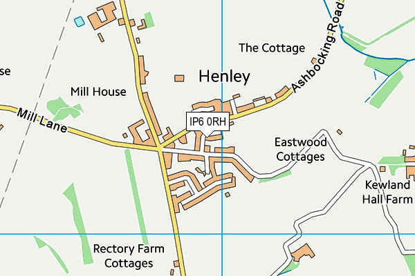 IP6 0RH map - OS VectorMap District (Ordnance Survey)