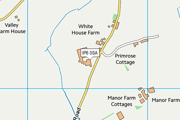 IP6 0SA map - OS VectorMap District (Ordnance Survey)